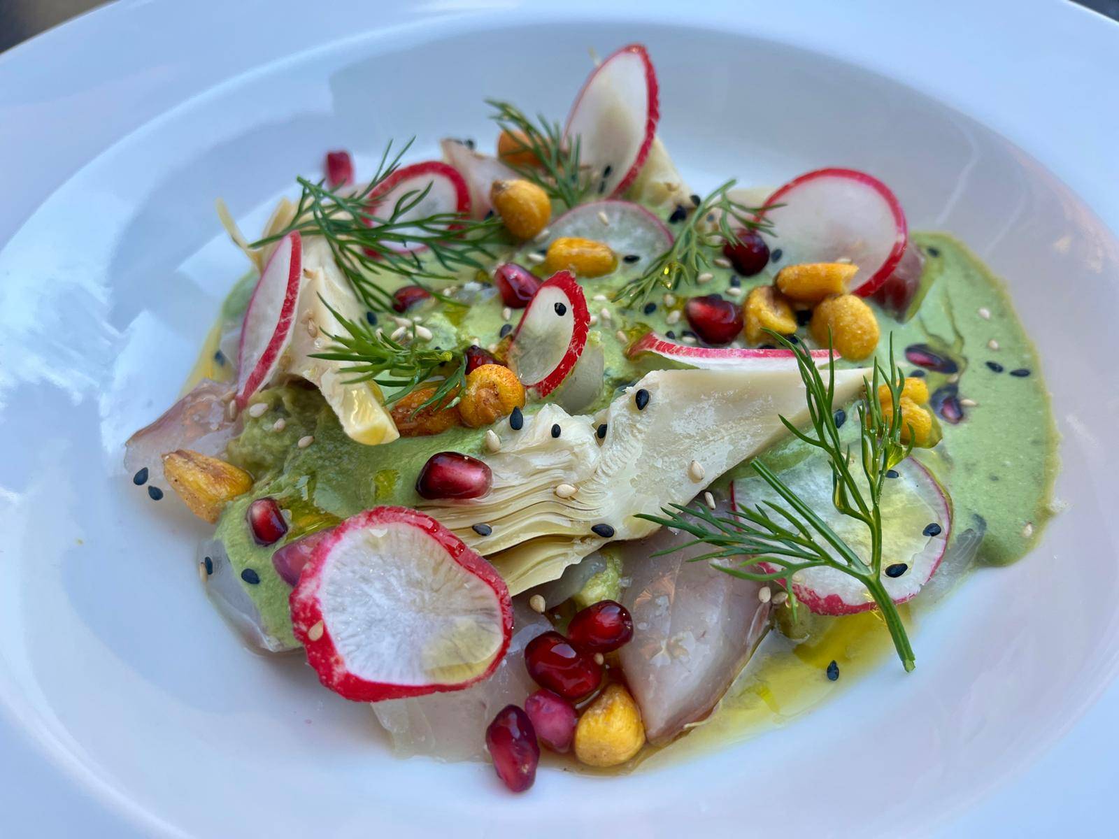 Ceviche de maigre au leche del tigre