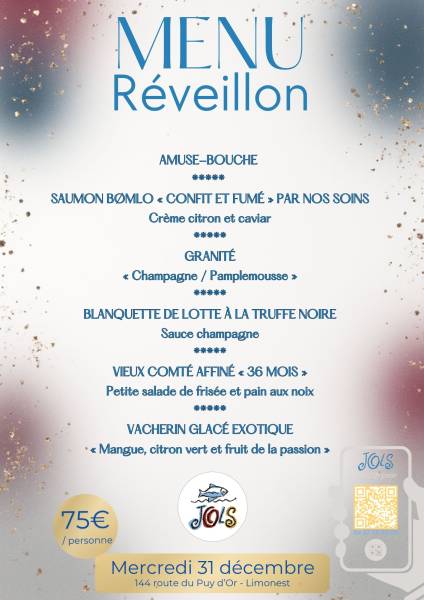 Menu Réveillon