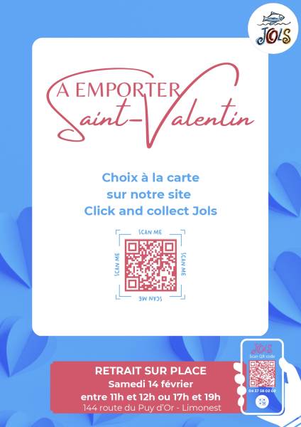 FAITES ESCALE CHEZ JOLS POUR LA SAINT-VALENTIN !